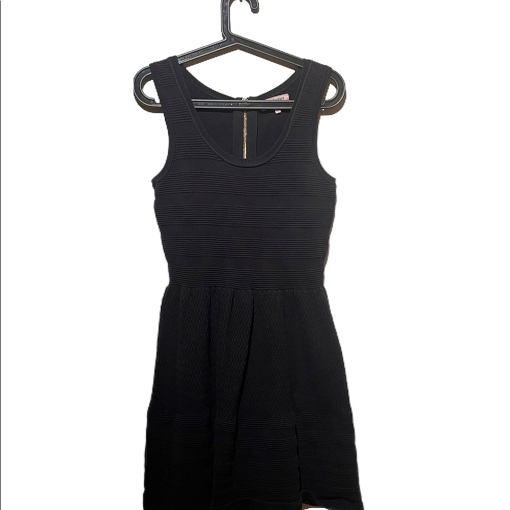 Juicy couture black sleeveless sweater dress,Size med